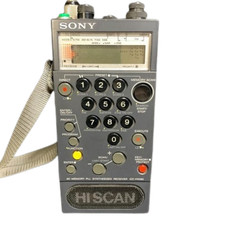 Sony Hiscan Icf-pro70 Tragbarer Amateurfunk Empfänger Gehäuse Schwarz r#