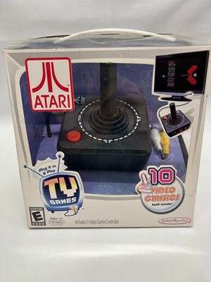 Atari Plug it in & Play TV Games 10 Video Classics Built Inside 2009 JAKKS NOB