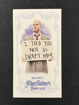 2013 Topps Allen & Ginter #223 Matthew Berry Mini Fantasy Sports Guru