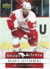 2007-08 Upper Deck - Super Snipers Henrik Zetterberg #SN-17 Detroit Red Wings