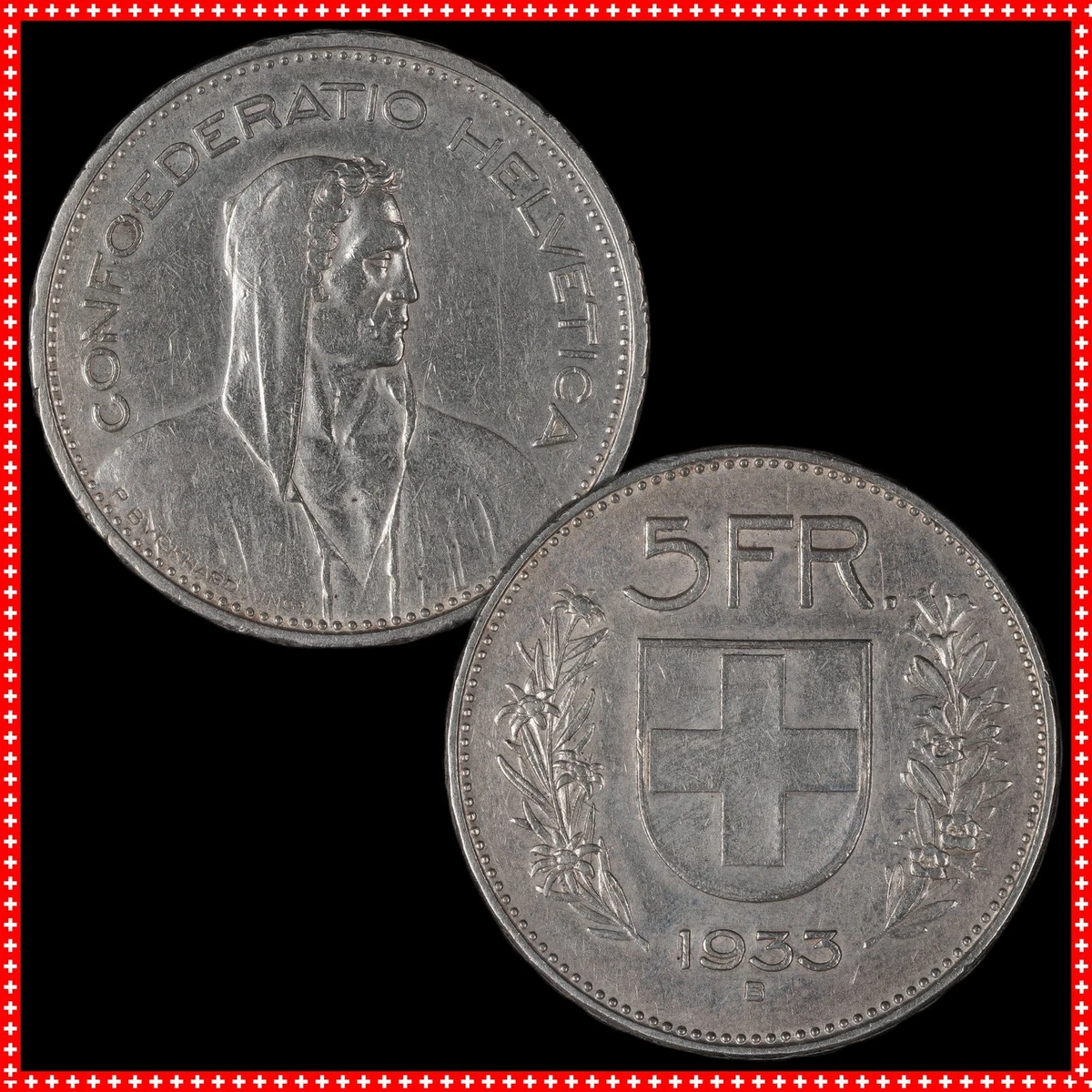 Silver 1933 Year Swiss Coins for sale | eBay