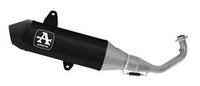 53051AKN - Voller Auspuff Arrow Urban Dark Aluminium Piaggio Vespa GTS 310 (25-)