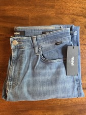Jeans Mavi Steve Athletic Tapered 34 34 Super Move todo azul