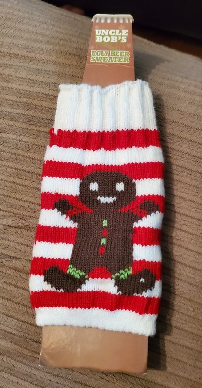 Uncle Bob's Ugly Beer Sweater Christmas Cozy New Novelty Candy Cane