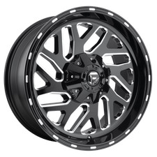 Fuel 1pc Triton Gloss Black Milled 22x10 Rim 6x1356x139.70 6x1355.5-19 Each
