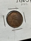 * 1936-D* SUPERB+ TONED GEM BU MINT Lincoln WHEAT PENNY * FROM OLD COLLECTION *