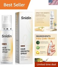 60ml Rosemary  Biotin Hair Growth Spray - Non-Greasy Formula for Thicker Hair