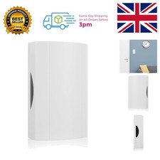 Wired Doorbell Chime with Integrated Transformer for Easy 2-Wire Setup - White