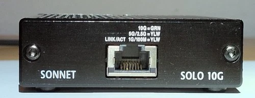Sonnet SOLO 10g, 10GBit/s Ethernet Adapter with Thunderbolt Port