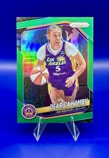 2025 Panini Prizm WNBA #39 Dearica Hamby Green Prizms