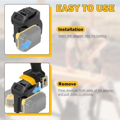 2-Pack 9000mAh Battery For Dewalt 20V Max Tools – Compatible With DCB200/204/206/207 – LED Charge Indicator – 24-Month Warranty