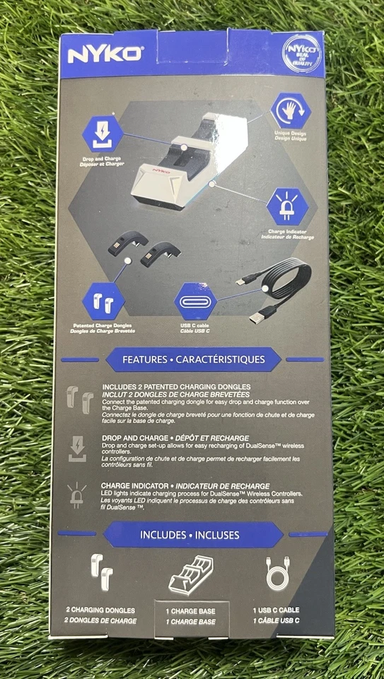 Nyko DualSense PS5 Controller Charge Base Dock (PlayStation 5, PS5, USB) Sealed - Image 2 of 4