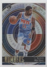 2020-21 Panini Select Numbers Silver Prizm Kyrie Irving #28 0w77