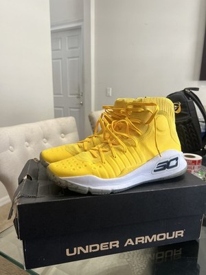 Under Armour Curry 4 Steph Cal Bears Yellow  Men s Size 10.5 Rare