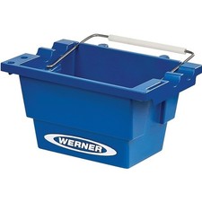 Werner AC50-JB-3 Job Bucket, Lock-in, Stepladder, Plastic, Blue