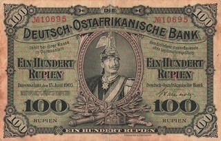 German East Africa 100 Rupien 1905