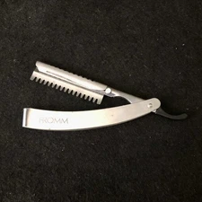 FROMM Hair Shaper / Straight Razor Handle ~8” Opened Length / ~5” Folded - EUC