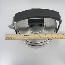 Denmark Stainless Steel 2.5QT Teakettle Modern Brushed Metal Kitchen Kettle