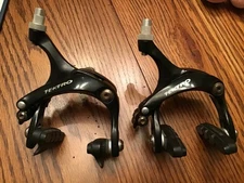 Tektro R316 Road Bike Brakes - Dual Pivot Calipers - Black - Pair