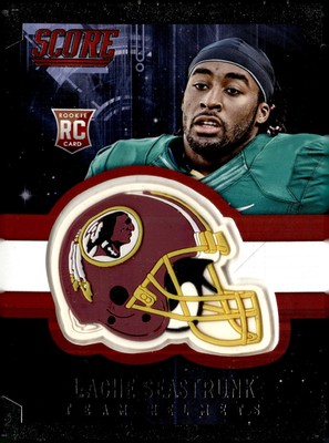 2014 Score #22 Lache Seastrunk Rookie Team Helmets