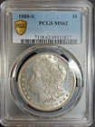 1880-S Silver Morgan Dollar PCGS MS62