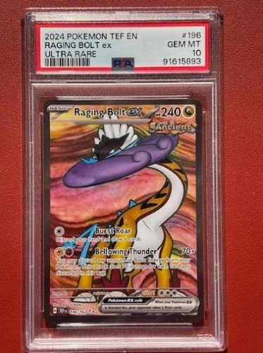 Raging Bolt ex graded PSA 10 for sale on eBay