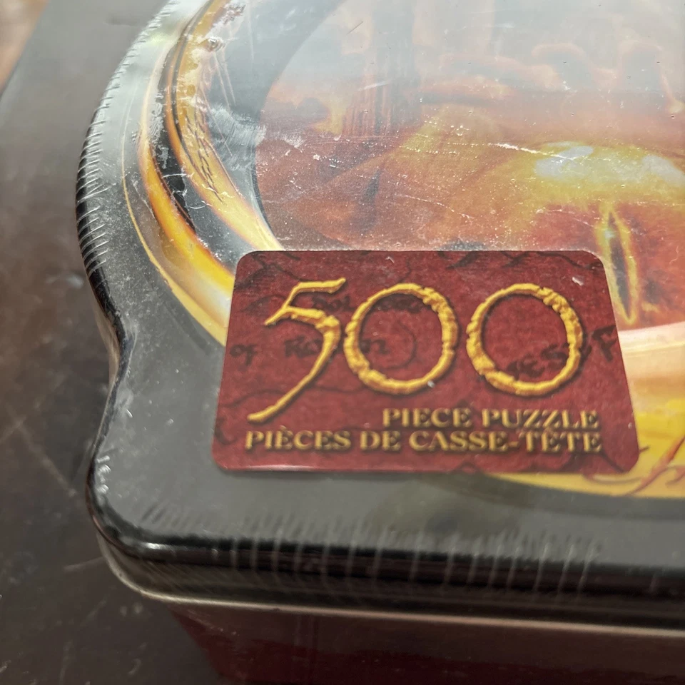 LORD OF THE RINGS Jigsaw Puzzle 500 piece Evil Forces COLLECTOR TIN New Sealed - Image 3 of 4