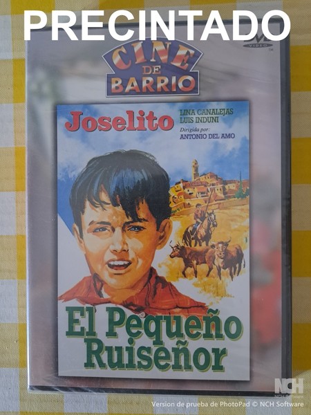 DVD EL PEQUEÑO RUISEÑOR - JOSELITO -100% POSITIVOS - ENVIO CERTIFICADO INCLUIDO
