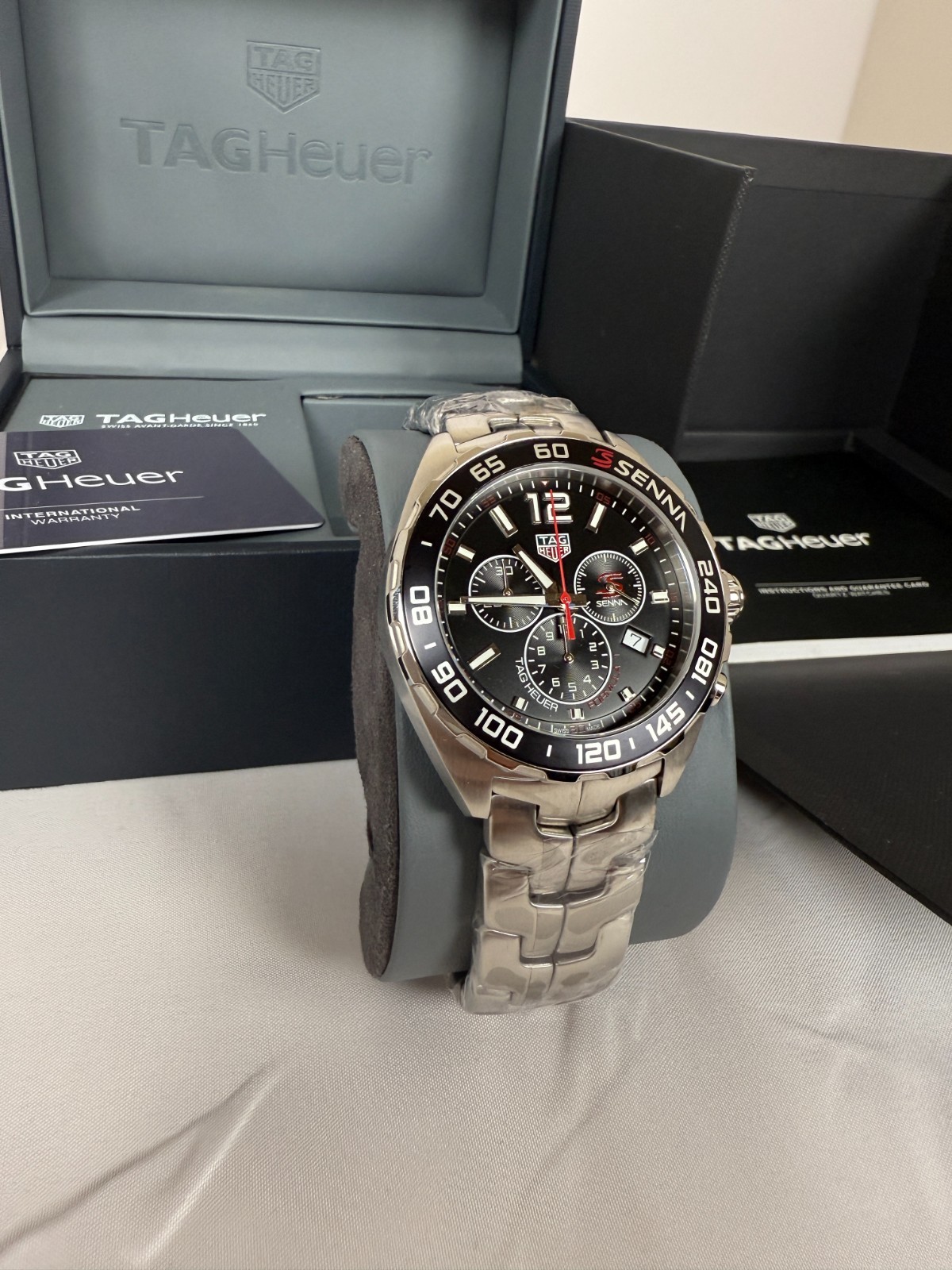 CAZ1015.BA0883 Chronograph Heuer Men's Quartz 1 Ayrton Formula Watch Tag Senna - vintagewatches.pk