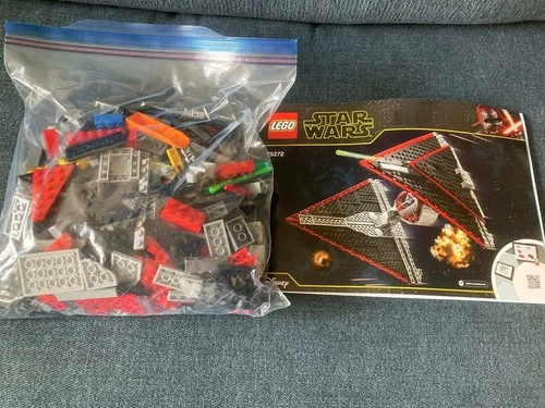 LEGO Star Wars Sith TIE Fighter 75272 with Minifigures & Manual