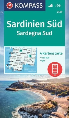 KOMPASS Wanderkarten-Set 2499 Sardinien Süd / Sardegna Sud (4 Karten) 1:50.000