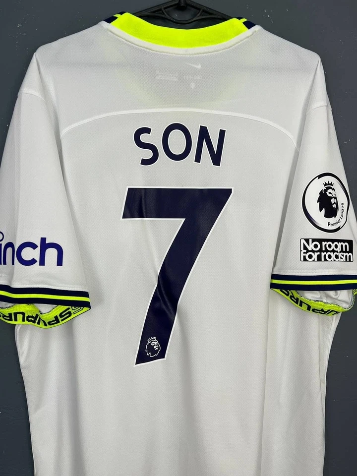 NIKE MEN TOTTENHAM HOTSPUR 2022/2023 SON #7 SOCCER FOOTBALL SHIRT JERSEY SIZE XL - Image 4 of 4
