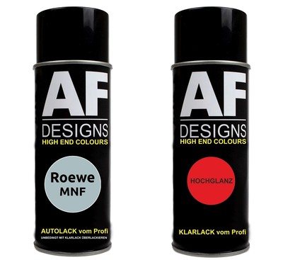 Spraydose für Roewe MNF Quicksilver Metallic Basislack Klarlack Sprühdose 400ml