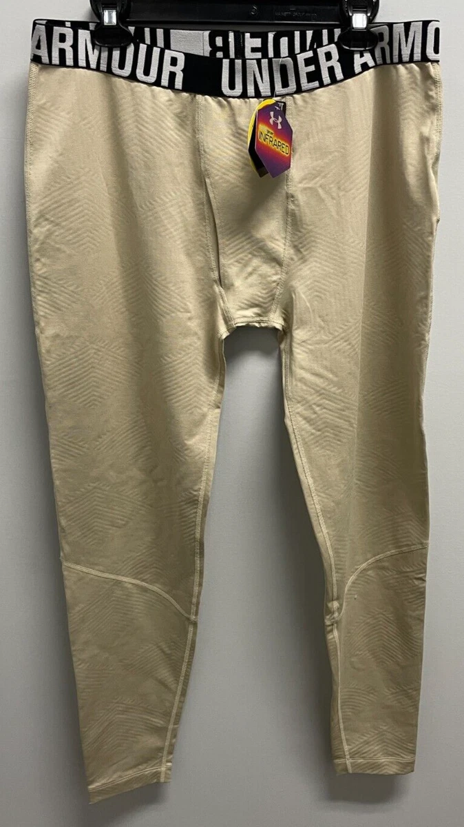 Men s UA Tactical ColdGear Infrared Base Leggings Size XXL Khaki