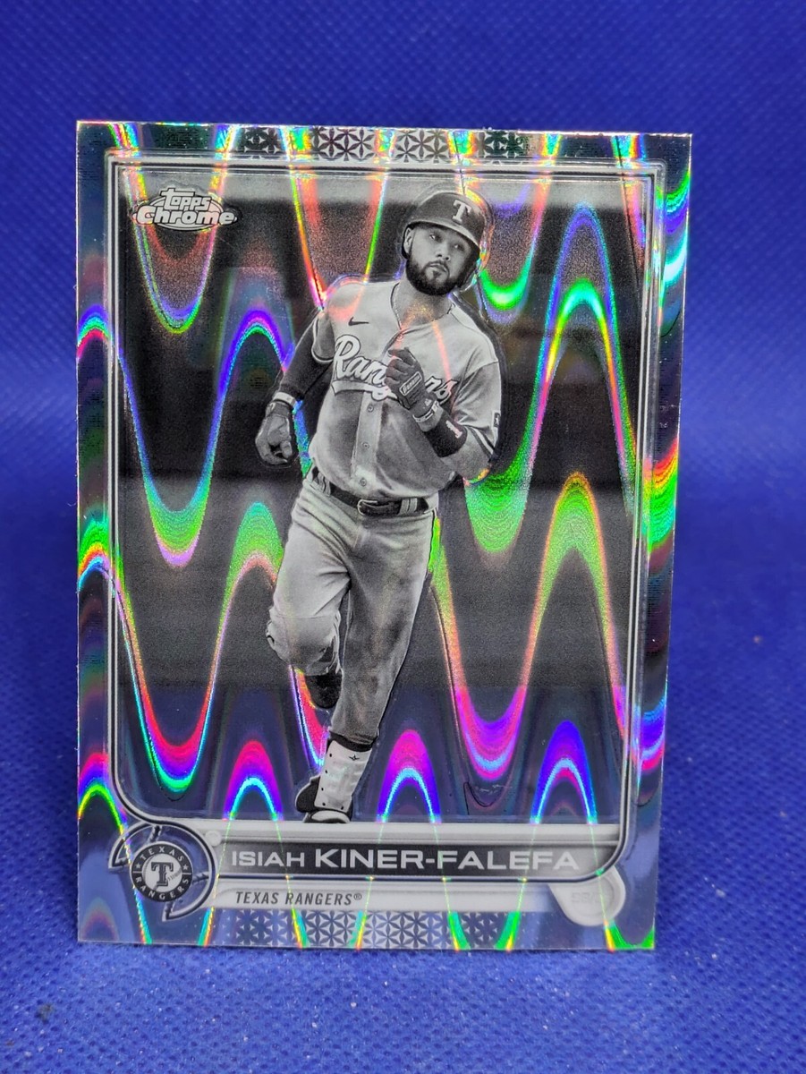 2022 Topps Chrome Baseball BLACK & WHITE RAYWAVE REFRACTOR