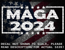 MAGA 2024 Vinyl Decal US Seller US Made Trump 2024