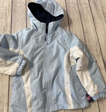Girls Cherokee Light Blue Lightweight All Weather Coat Jacket Size XS 4/5
