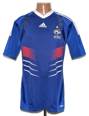 adidas フランス代表 ユニフォーム 2009/2010 FRANCE PLAYER ISSUE 2009/2010 HOME FOOTBALL SHIRT ADIDAS TECHFIT