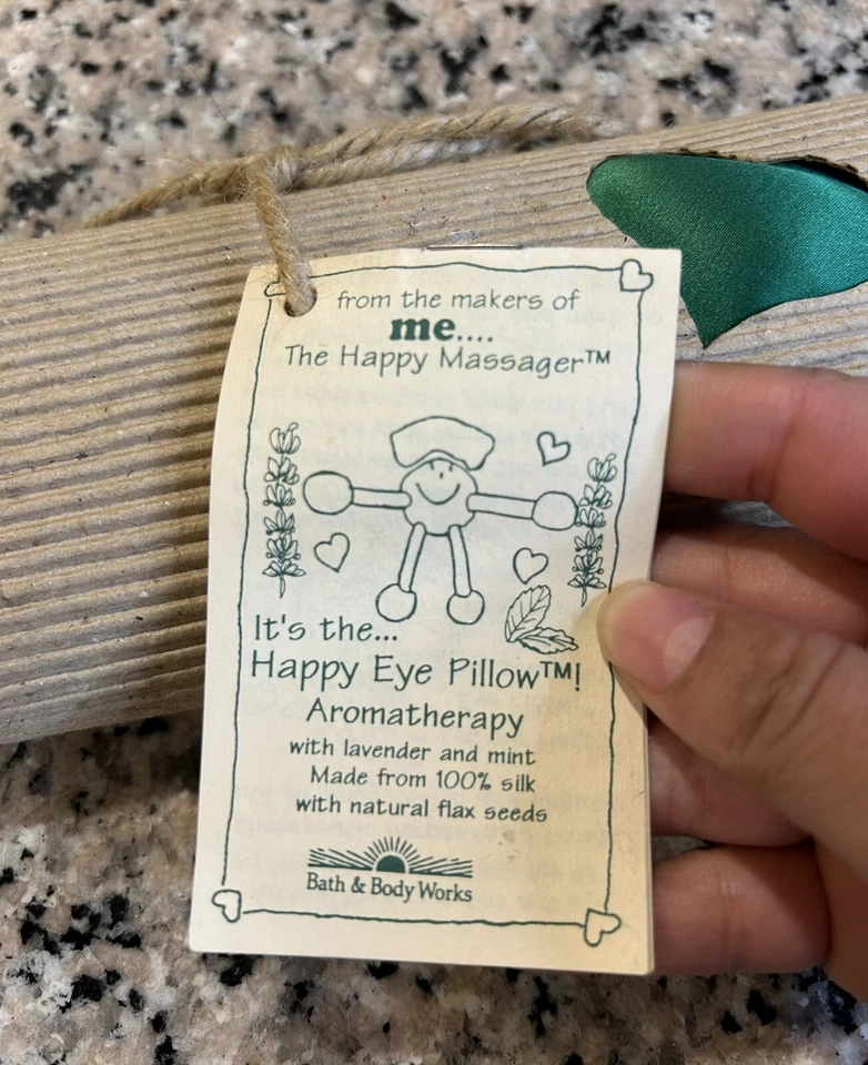Bath & Body Works Heartland Era Happy Eye Pillow Sunburst Logo VTG Collector ‘94 - Image 3 of 4