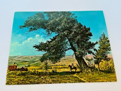 Conoco Advertisement cardboard sign print vtg 10X8 art gas oil Tucuman Lohm BC1