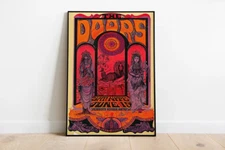 The Doors Poster - 1968 The Doors Sacramento Memorial Auditorium