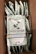 24 Pouches Nourish Peptide Tube Feeding Formula Functional Formularies 2/2027+