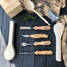 Bowl carving kit, Carving kit, Carving tools, Spoon carving tools, Chisels set