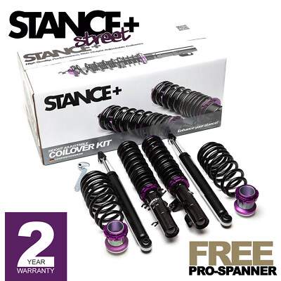 Stance+ Street Coilovers Suspension Kit Seat Leon Mk1 1.8T 20v Cupra R 00-05 1M