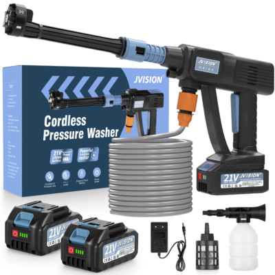 21V Idropulitrice a Batteria, Idropulitrice Professionale Portatile Con