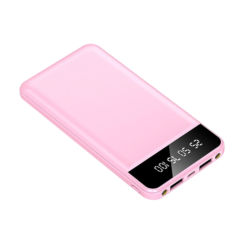 Power Bank 10000mah 2USB Charger External Portable Battery Backup For Cell Phone