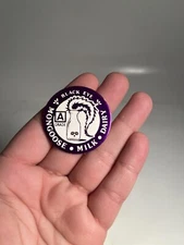 Vntg POG 1990s Mongoose Milk Bottle Dairy Grade A Black Eye Hawaii Purple Foil