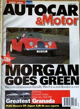 AUTOCAR MAGAZINE 15-MAY-91- Vector W8, Ford Scorpio 24v, Morgan Plus 8, Audi 100