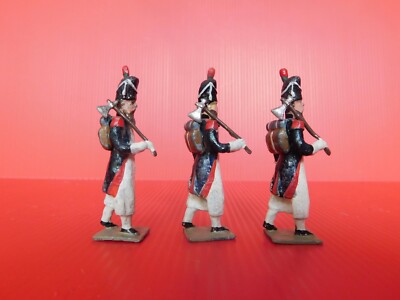 CBG MIGNOT ANCIENS : 1ER EMPIRE BEL ENSEMBLE DE 3 SAPEURS AU DEFILE