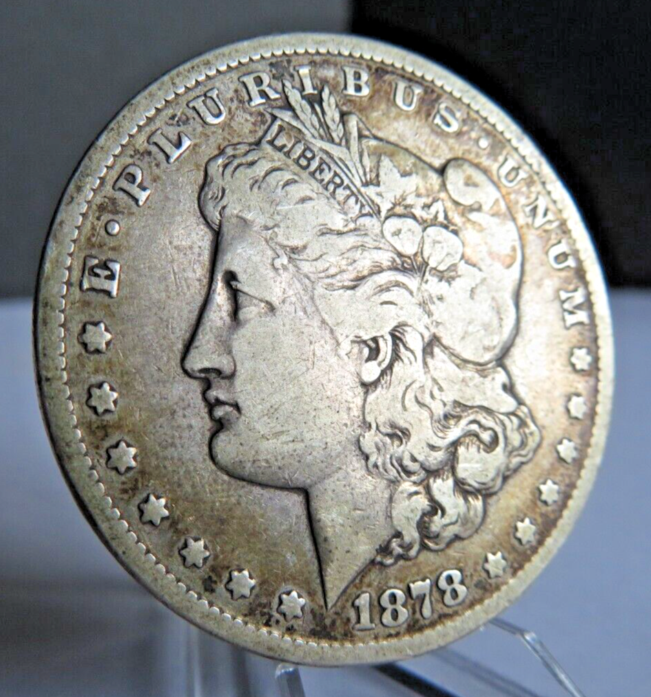 1878 CC 1$ Morgan Silver Dollar 90% Silver Carson City First Year